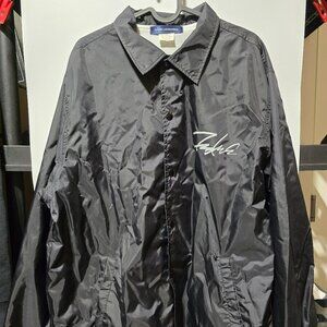 FUTURA 2000 LABORATORIES MEN COACH JACKET (BLACK) POINT MAN SZ L